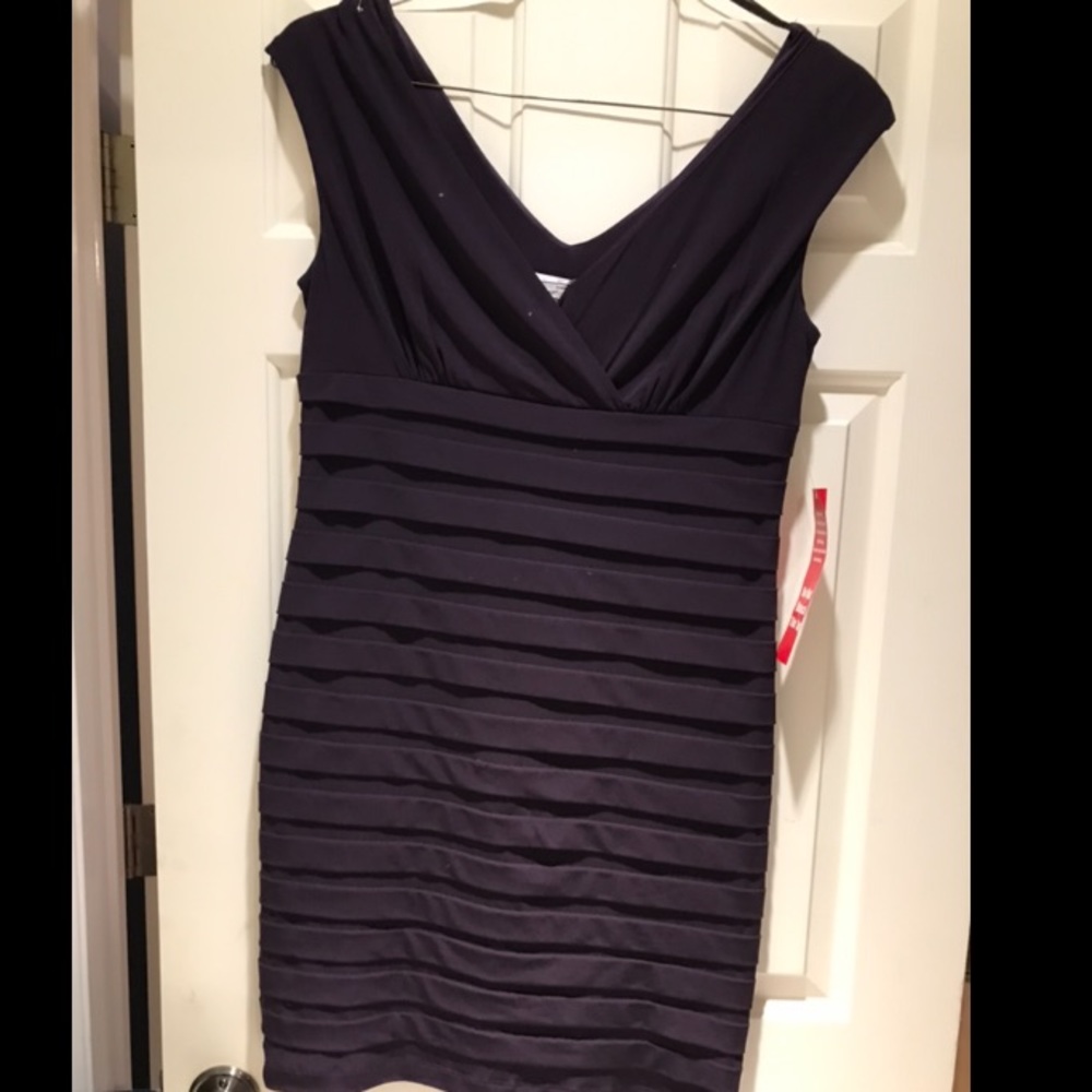 AA Studio plum purple dress